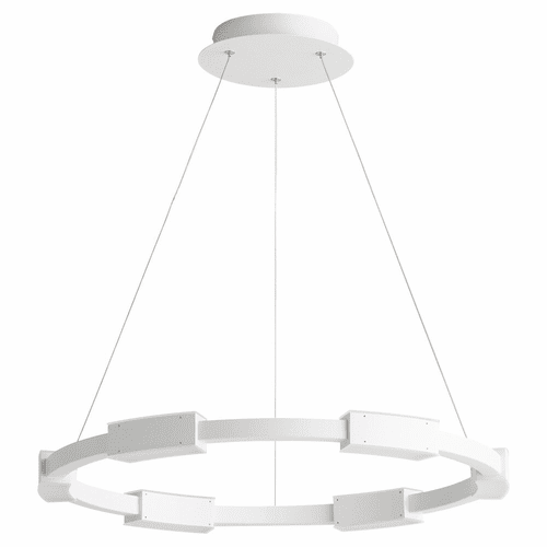 Oxygen Dieter 24" 6-LT LED Pendant - White - 3-22-6
