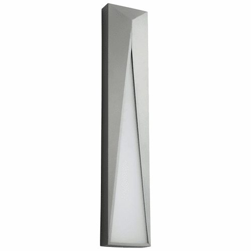 Oxygen Elif 2-LT LED Exterior Wall Light - Grey - 3-737-16