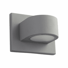Oxygen Eris 2-LT LED Exterior Wall Light - Grey - 3-721-16