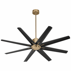 Oxygen Fleet 56" 8-Blade Ceiling Fan - Aged Brass - 3-112-40