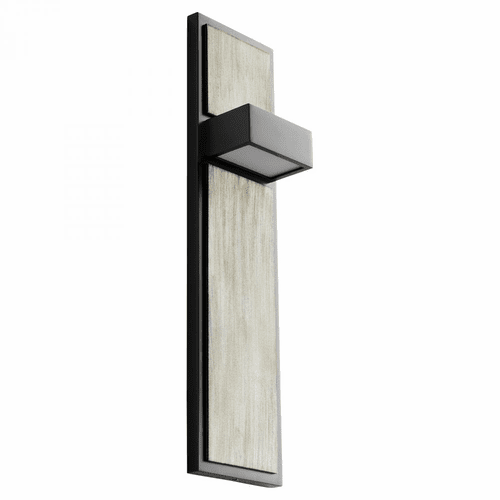 Oxygen Guapo 2-LT LED Wall Sconce - Black w/ Weathered Oak - 3-401-1541