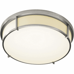 Oxygen iO 2-LT LED Ceiling Mount - Aged Brass - 3-689-40