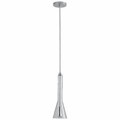 Oxygen Liberty 1-LT LED Pendant - Clear Glass - 3-652-14