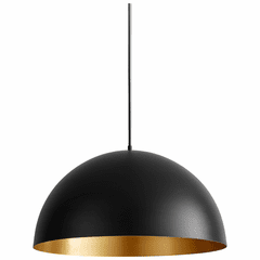 Oxygen Lucci 23" 1-LT LED Pendant - Black/Industrial Brass - 3-21-1550