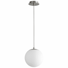 Oxygen Luna 1-LT LED Pendant - Satin Nickel - 3-672-24