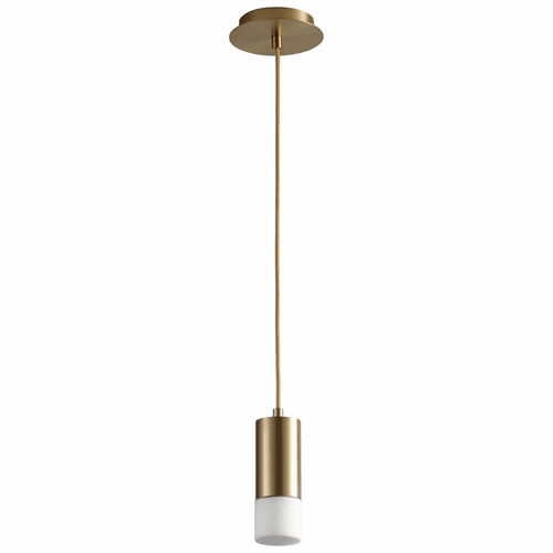Oxygen Magneta 1-LT LED Pendant - Aged Brass - 3-607-140