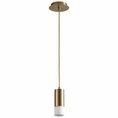 Oxygen Magneta 1-LT LED Pendant - Aged Brass - 3-607-140