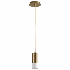 Oxygen Magneta 1-LT LED Pendant - Aged Brass - 3-607-40