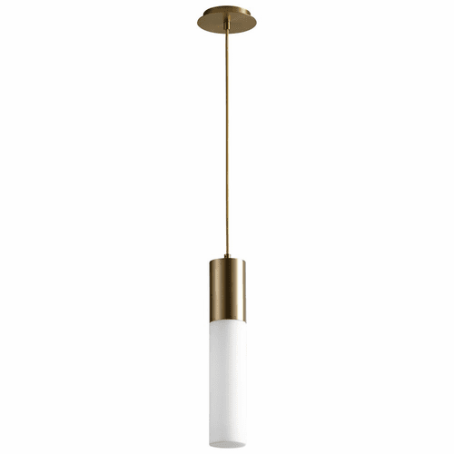 Oxygen Magnum 1-LT LED Pendant - Aged Brass - 3-653-140
