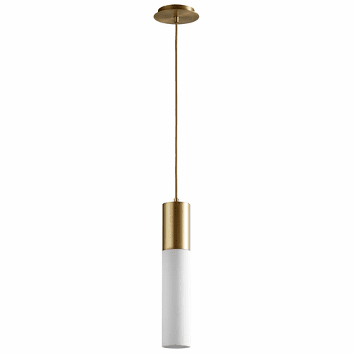 Oxygen Magnum 1-LT LED Pendant - Aged Brass - 3-653-40