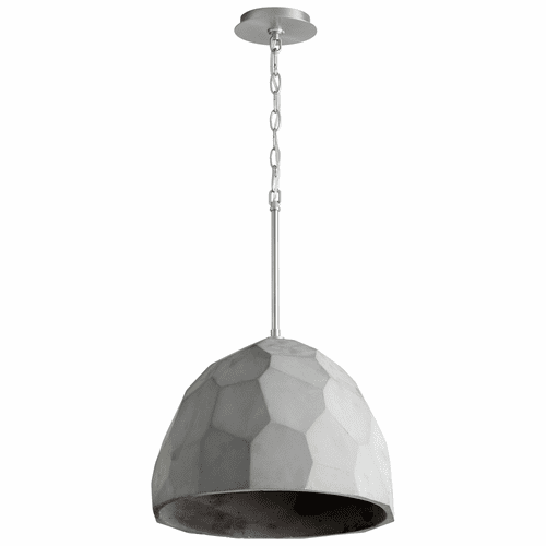 Oxygen Maria 16" 1-LT Pendant - Satin Nickel/Gray - 3-663-1624