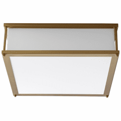 Oxygen Modulo 2-LT LED Ceiling Mount - Aged Brass - 3-683-40