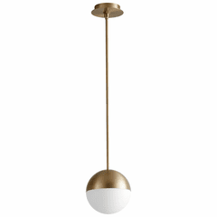 Oxygen Mondo 1-LT LED Pendant - Aged Brass - 3-6901-40