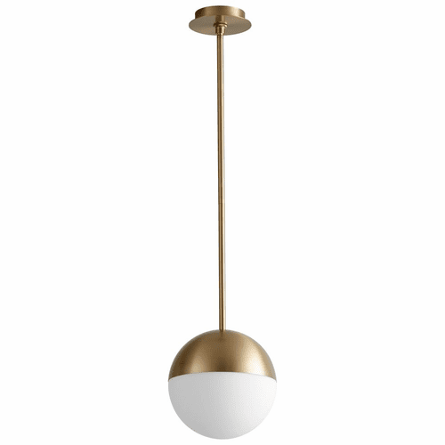 Oxygen Mondo 1-LT LED Pendant - Aged Brass - 3-6902-40