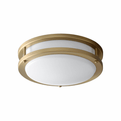 Oxygen Oracle 1-LT LED Ceiling Mount - Aged Brass - 3-618-40