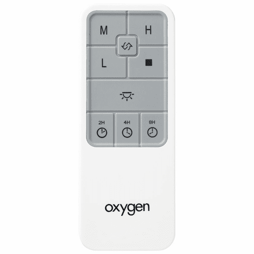 Oxygen Oslo Ceiling Fan Remote Control - White - 3-8-1000-0