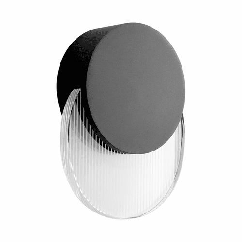 Oxygen Pavo 7" 1-LT LED Outdoor Wall Sconce - Black - 3-754-15