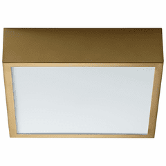 Oxygen Pyxis 1-LT LED Ceiling Mount - Aged Brass - 32-612-40