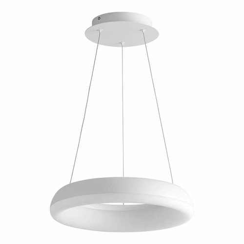 Oxygen Roswell 1-LT LED Pendant - White - 3-62-6