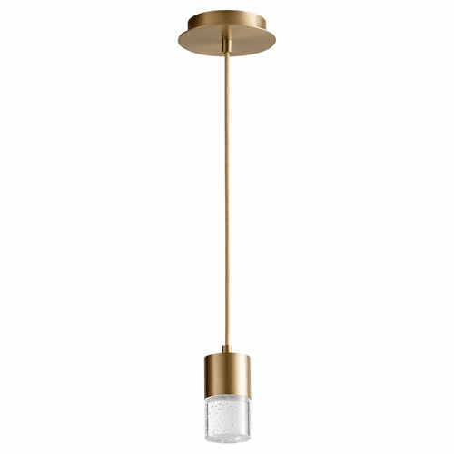 Oxygen Spirit 1-LT LED Pendant - Aged Brass - 3-68-40