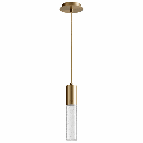 Oxygen Spirit 1-LT LED Pendant - Aged Brass - 3-69-40