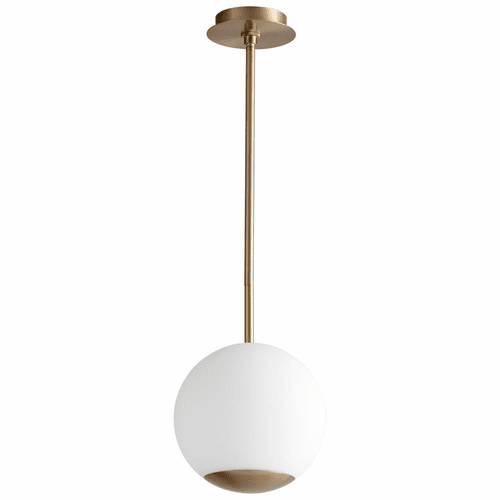 Oxygen Terra 1-LT LED Pendant - Aged Brass - 3-690-40