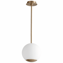 Oxygen Terra 1-LT LED Pendant - Aged Brass - 3-690-40