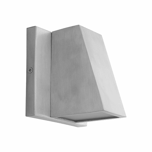 Oxygen Titan 1-LT LED Exterior Wall Light - Brushed Aluminum - 3-708-16