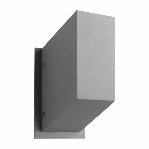 Oxygen Uno 1-LT LED Exterior Wall Light - Grey - 3-700-16
