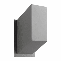Oxygen Uno 1-LT LED Exterior Wall Light - Grey - 3-700-16 Oxygen Uno 1-LT LED Exterior Wall Light - Grey - 3-700-16