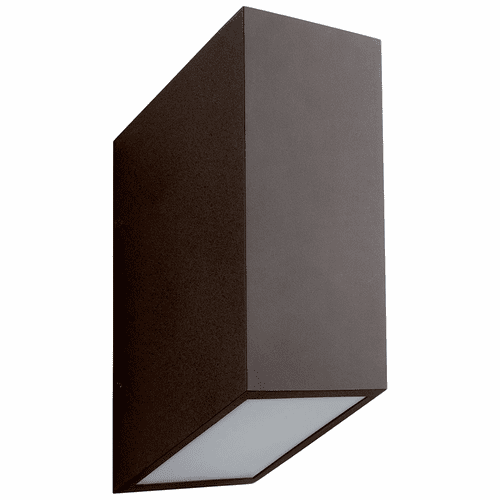 Oxygen Uno 2-LT LED Exterior Wall Light - Oiled Bronze - 3-701-22