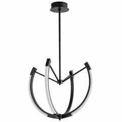 Oxygen Utopia 4-LT LED Ceiling Mount - Black - 3-6141-15