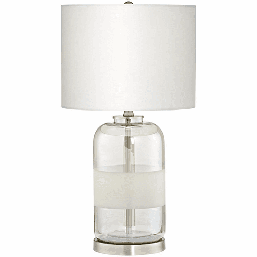 Pacific Coast Moderne Table Lamp - Champagne/Nickel - 36J09
