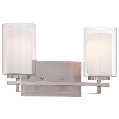 Parsons Studio 2-LT Bath Light - Brushed Nickel - 6102-84