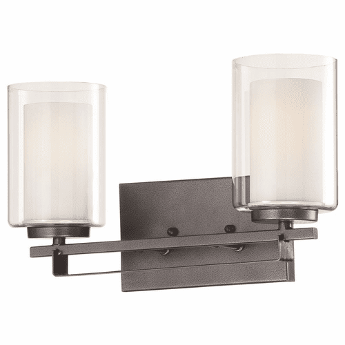 Parsons Studio 2-LT Bath Light - Smoked Iron - 6102-172