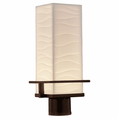 Porcelina Avalon 7" LED Post Light - Dark Bronze - PNA-7573W-WAVE-DBRZ