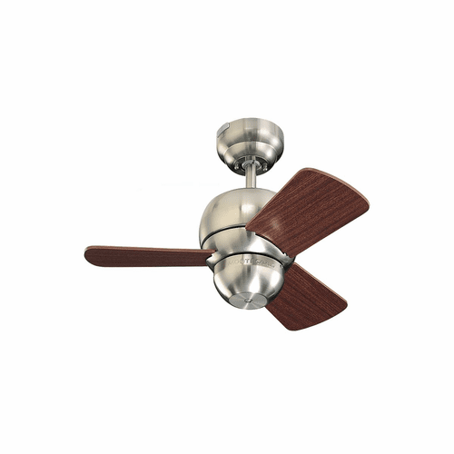 Monte Carlo 24" Micro Ceiling Fan - Brushed Steel - 3TF24BS