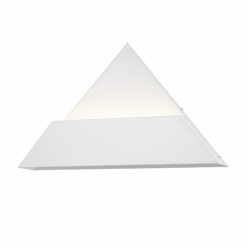 Prism Triangle LED Wall Sconce - Matte White - NSH-4261-WHTE