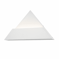 Prism Triangle LED Wall Sconce - Matte White - NSH-4261-WHTE