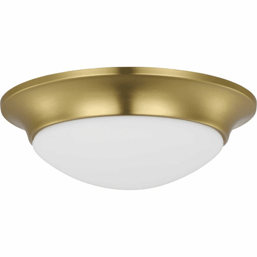 Progress 1-Light 60W Flush Mount - Satin Brass - P350146-012