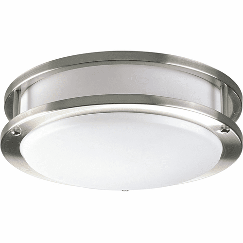 Progress 1-LT 10-3/8" LED Flush Mount - Brushed Nickel - P7249-0930K9