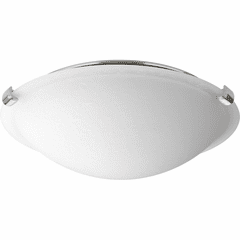 Progress 1-LT 12" LED Dome Flush Mount - Brushed Nickel - P350055-009-30 Progress 1-LT 12" LED Dome Flush Mount - Brushed Nickel - P350055-009-30