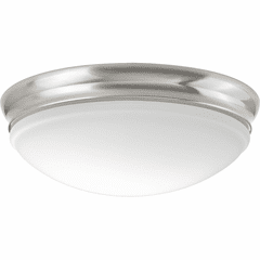 Progress 1-LT 13-1/2" LED Flush Mount - Brushed Nickel - P350101-009-30