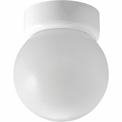 Progress 1-LT 6" Glass Globe Close-to-Ceiling - White - P3203-30 Progress 1-LT 6" Glass Globe Close-to-Ceiling - White - P3203-30