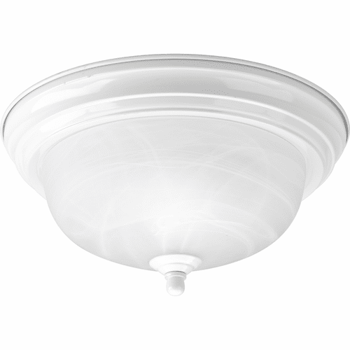 Progress 1-LT Dome Glass 11-3/8" Close-to-Ceiling - White - P3924-30