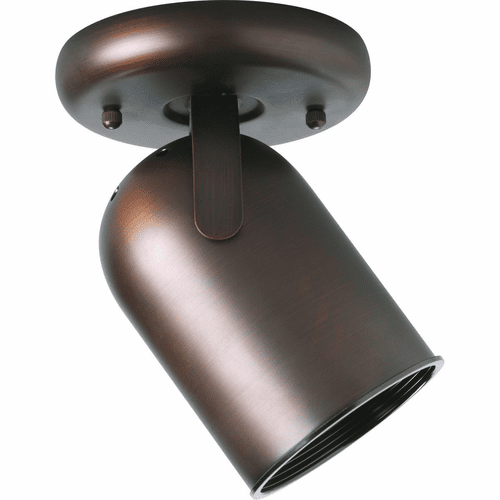 Progress 1-LT Multi Directional Roundback Wall/Ceiling Light - Bronze - P6147-174