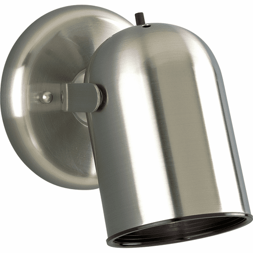 Progress 1-LT Multi Directional Wall Light with On/Off switch - Nickel - P6155-09