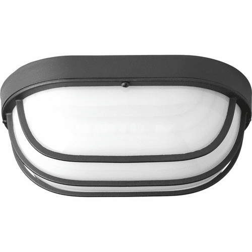 Progress 1-LT Outdoor 10-1/2" LED Wall or Ceiling Bulkhead - Black - P3649-3130K9