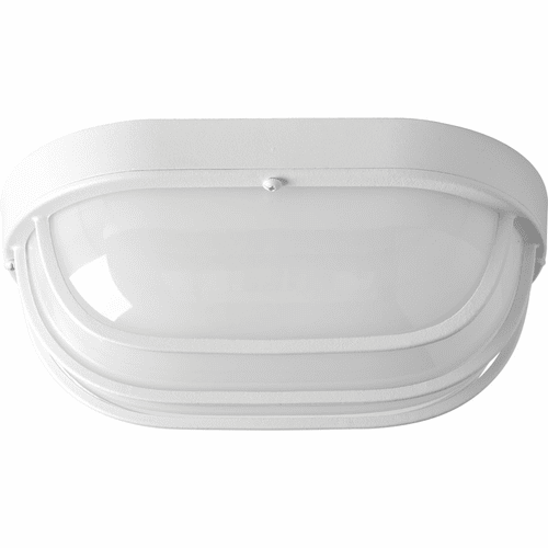 Progress 1-LT Outdoor 10-1/2" LED Wall or Ceiling Bulkhead - White - P3649-3030K9