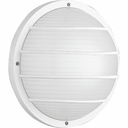 Progress 1-LT Outdoor 10" Wall or Ceiling Mount Bulkhead - White - P5703-30